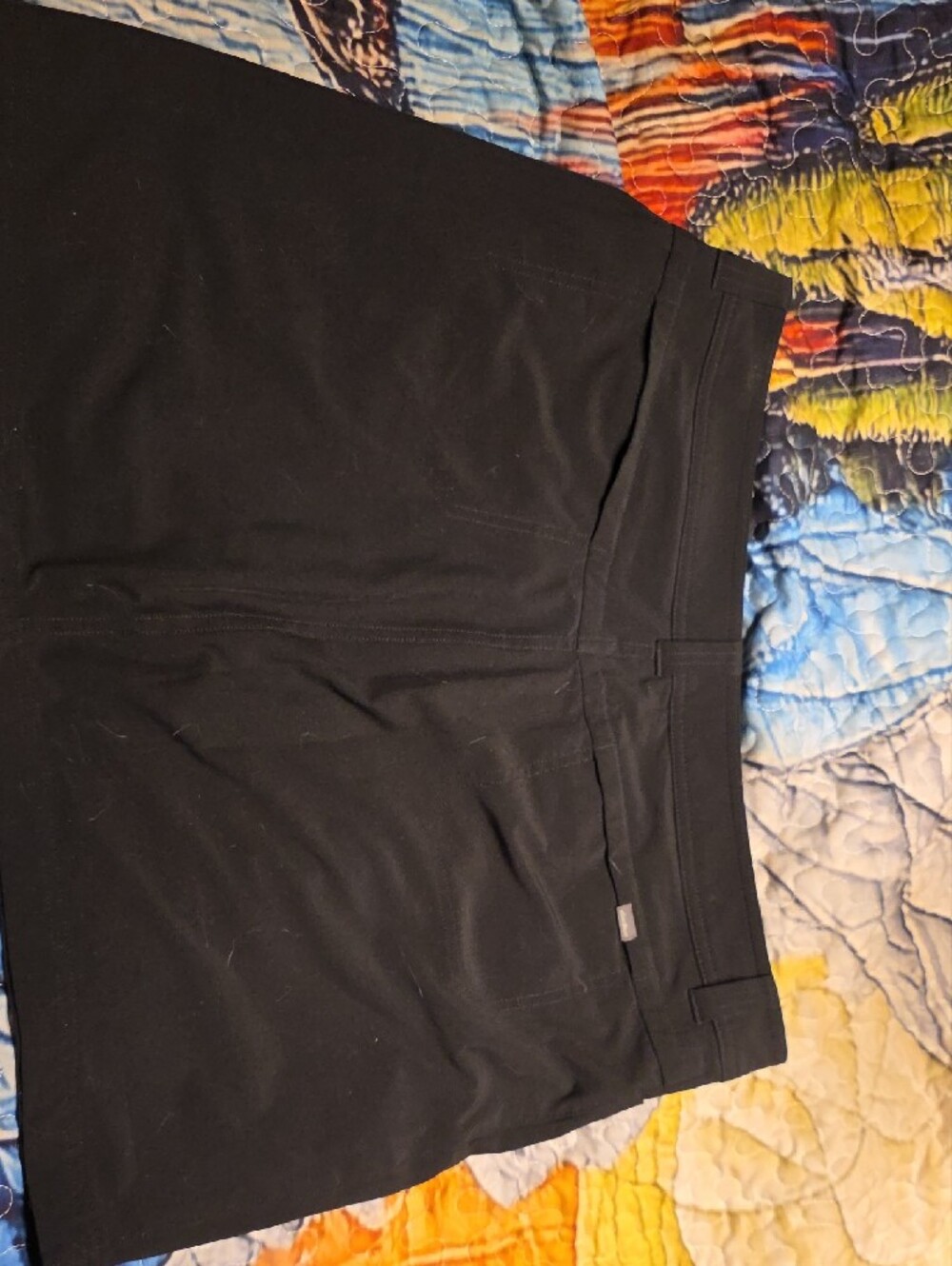 Eddie Bauer Black Women's Skort with Belt Loops - Picture 3 of 6